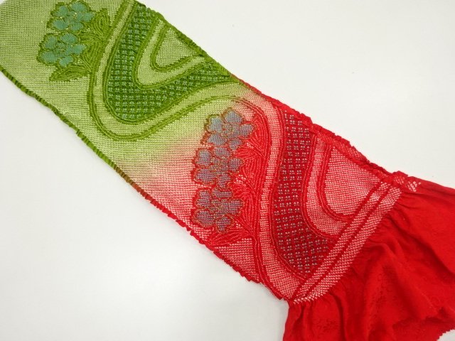 JAPANESE KIMONO / OBIAGE FOR FURISODE / SHIBORI / SILK